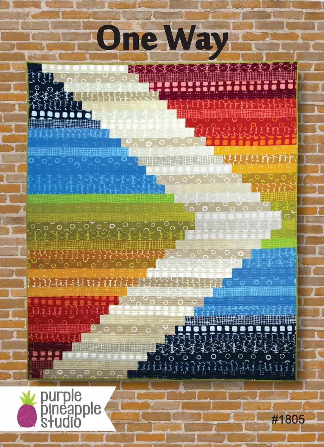 One Way Quilt Pattern - Purple Pineapple Studio