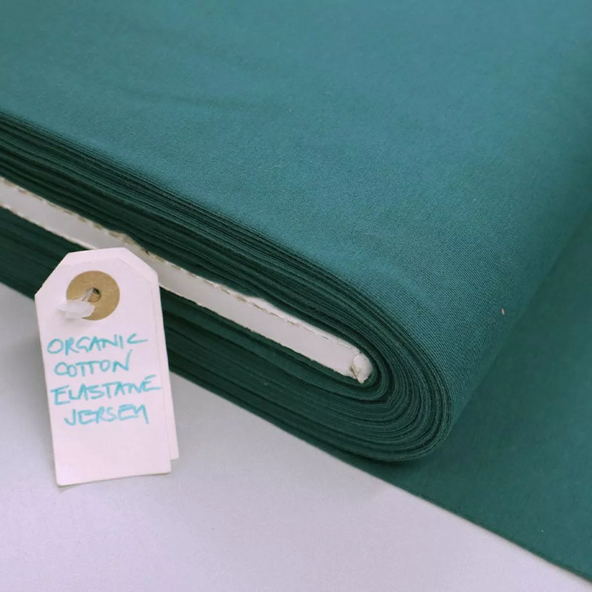 Organic Cotton Elastane Jersey – Green