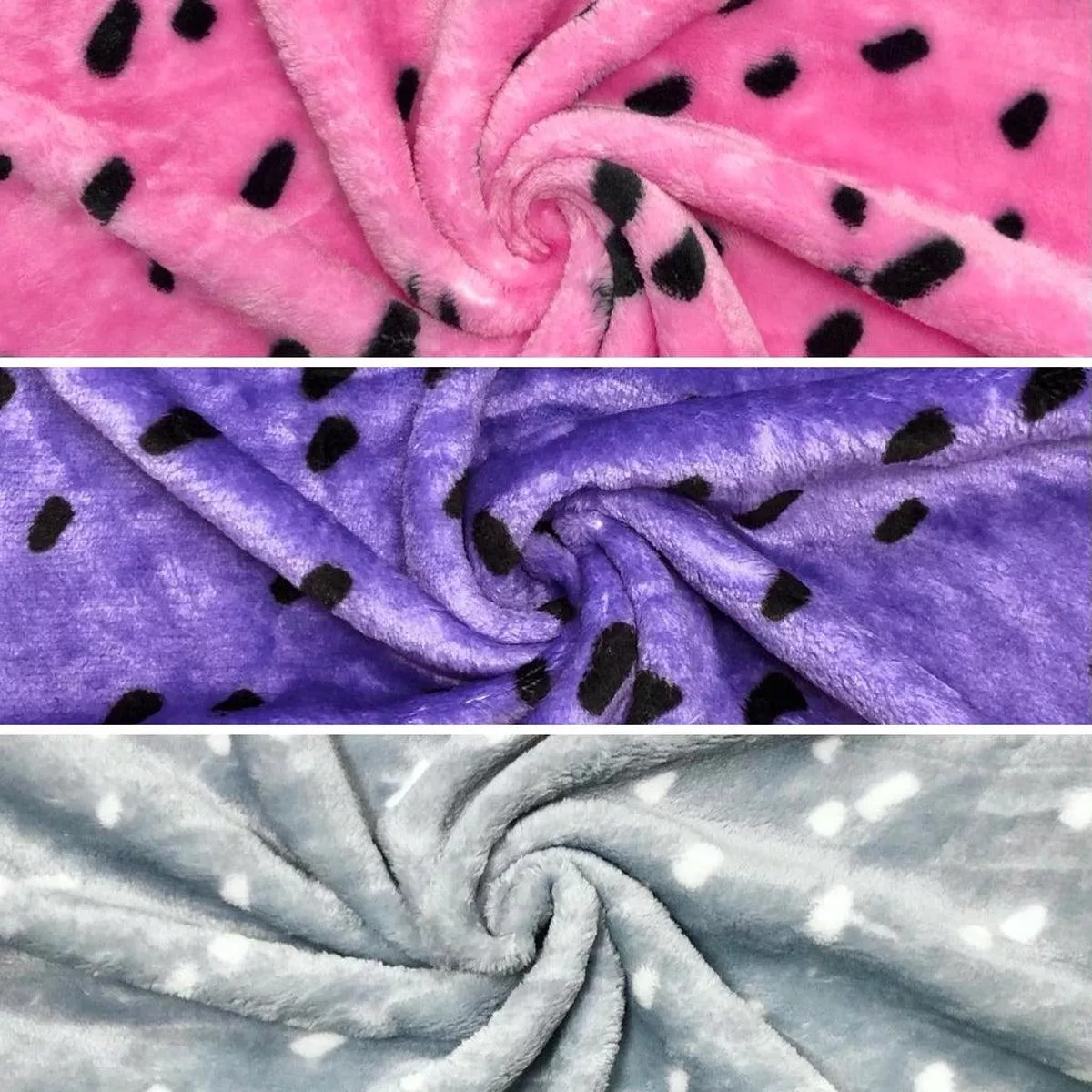 Paint Splash Dots Cuddle Fleece Fabric