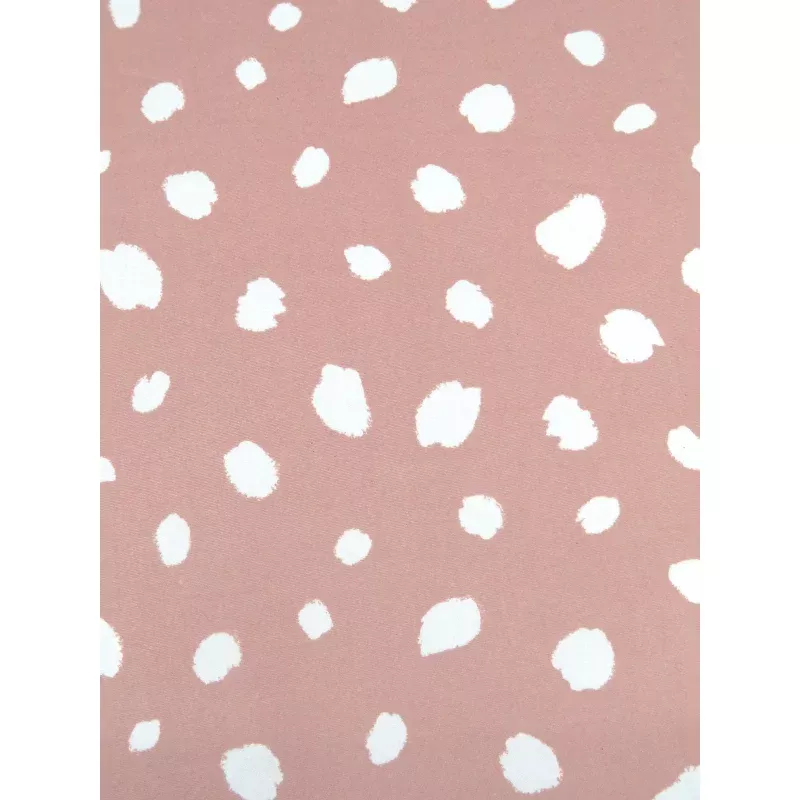 Pale Chestnut/White Polyester/Lyra Abstract Print Double Brushed Knit 63W