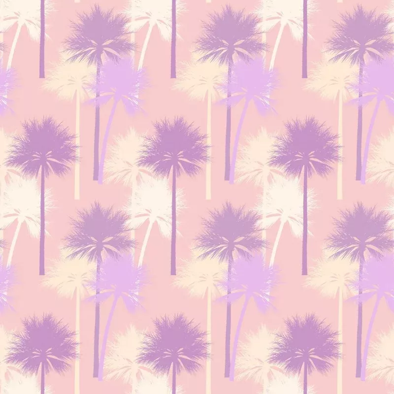 Palm Trees Fabric – Pink
