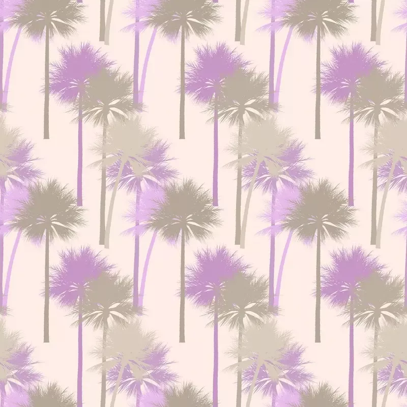 Palm Trees Fabric – Tan