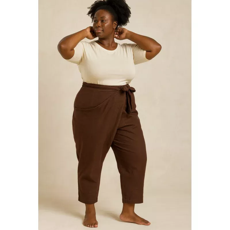 Papao tapered wrap pants|PDF&Printed