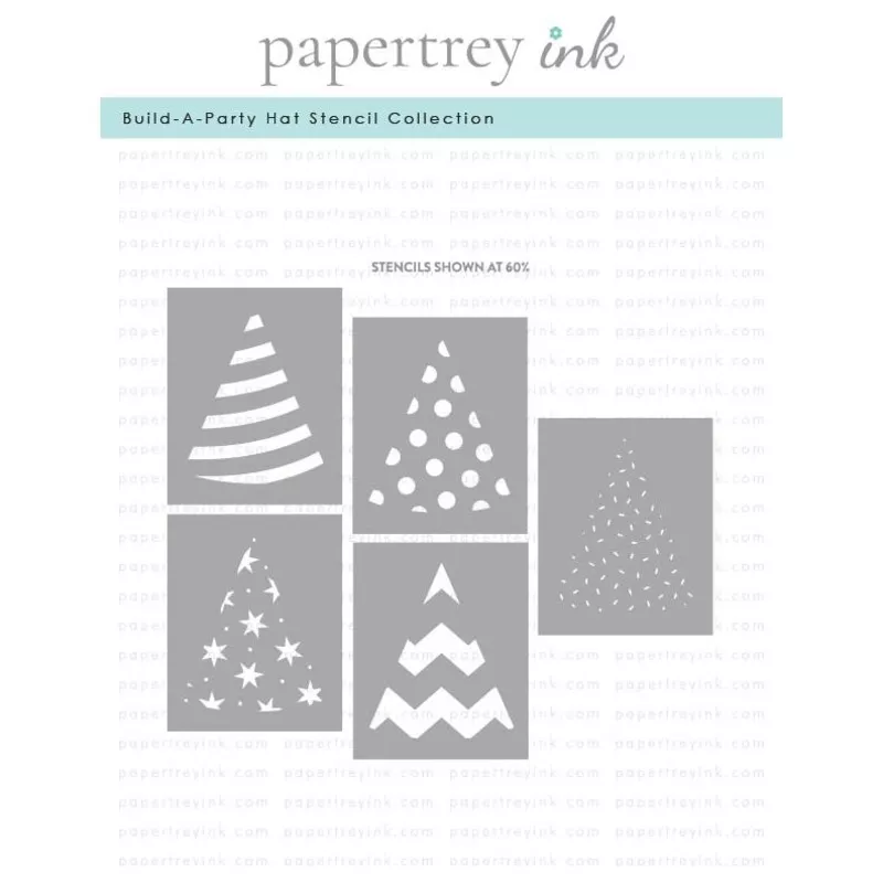 Papertrey Ink Build A Party Hat Stencils – 0082
