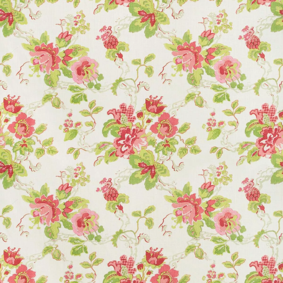 Parnham Pink/Lime Fabric