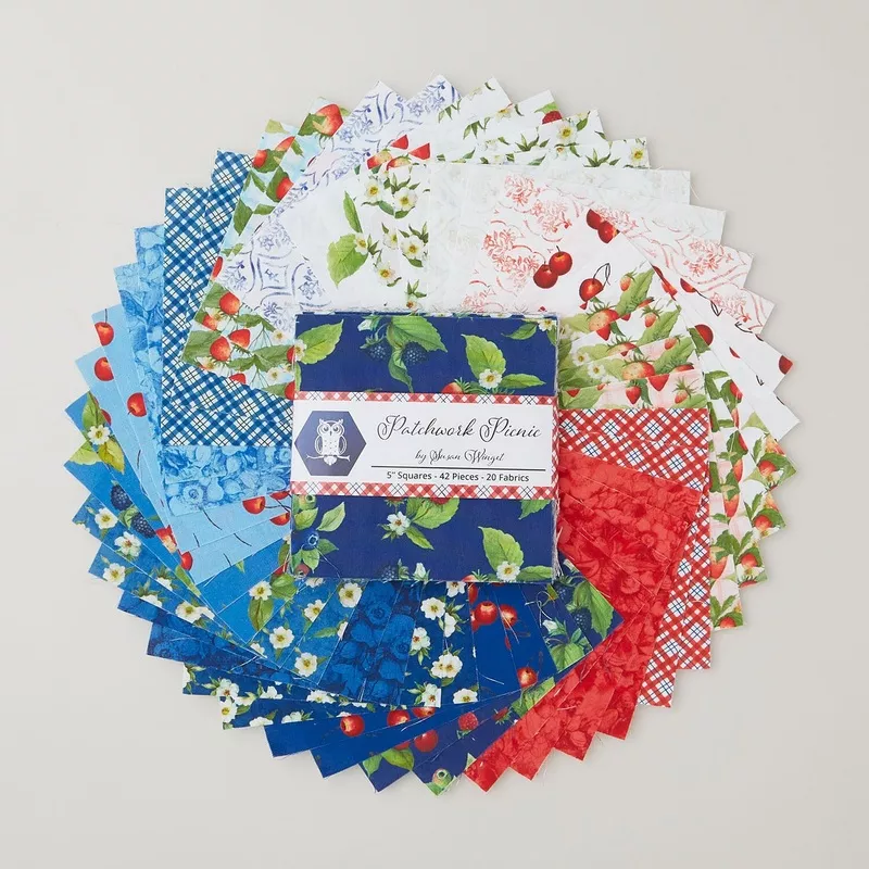 Patchwork Picnic 5″ Squares