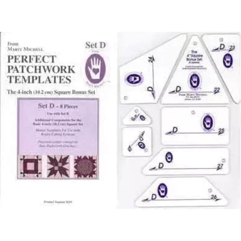 Perfect Patchwork Templates Set D