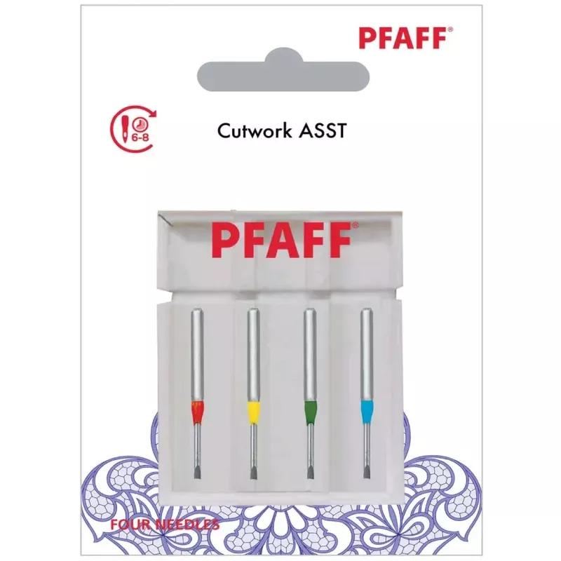 Pfaff Cutwork Needles, 4pk – Assorted