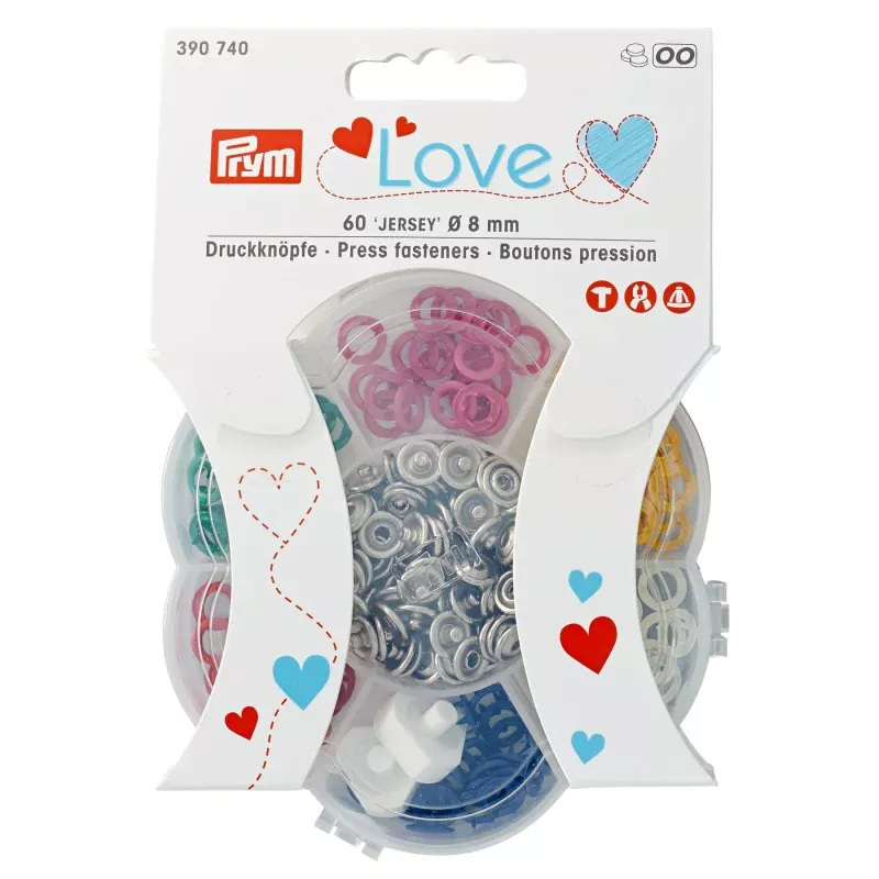 PL JERSEY 8 mm multi-colored with tools 60pc