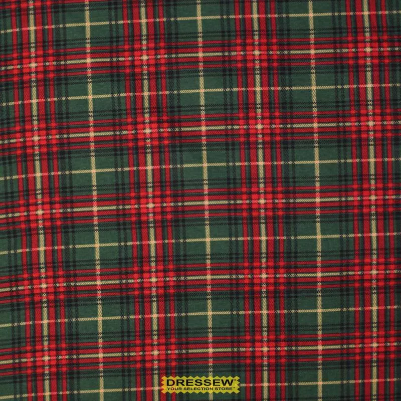 Plaid Flannelette Forest / Red