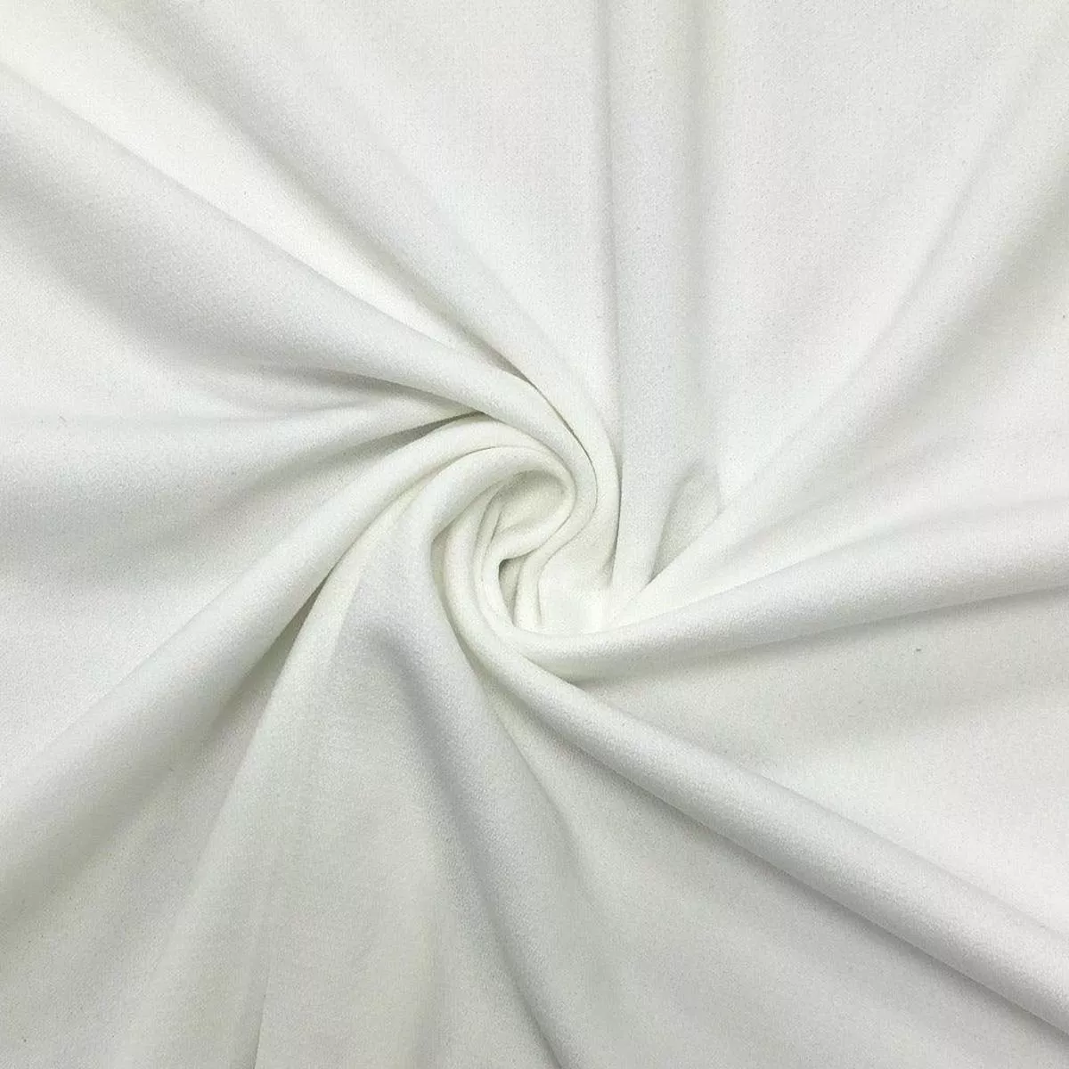 Plain Ivory Stretch Fabric