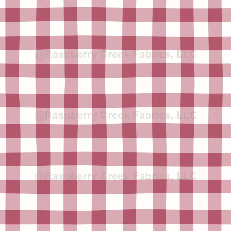 Plum Gingham Check