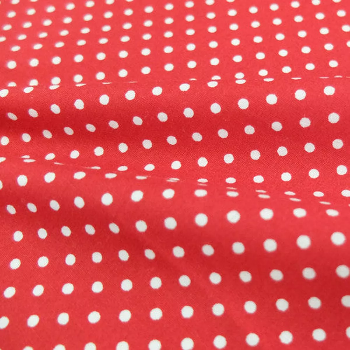 Polka Dot Cotton – Red