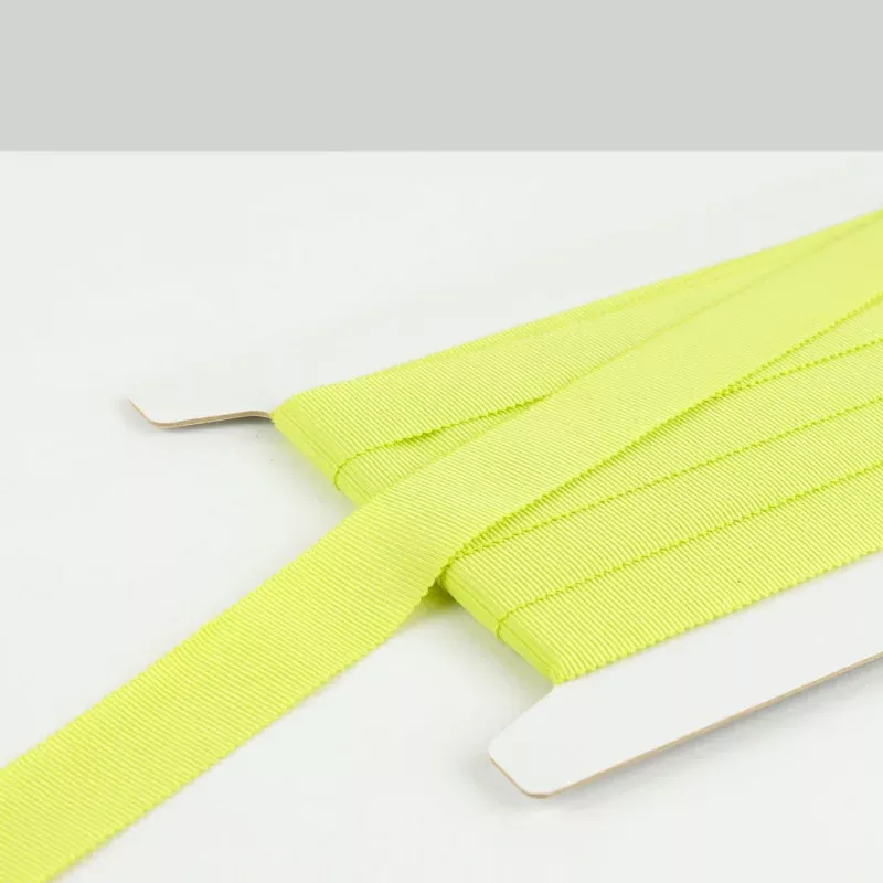 Poly Grosgrain Ribbon 24mm – Highlighter Yellow