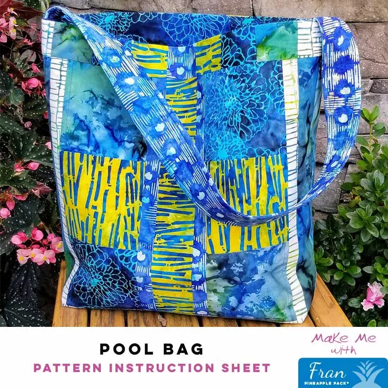 Pool Bag – Fran Pineapple Pack Pattern