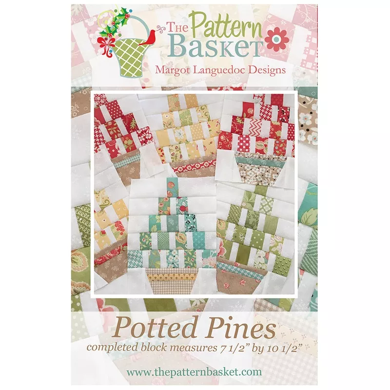 Potted Pines Quilt Pattern by The Pattern Basket