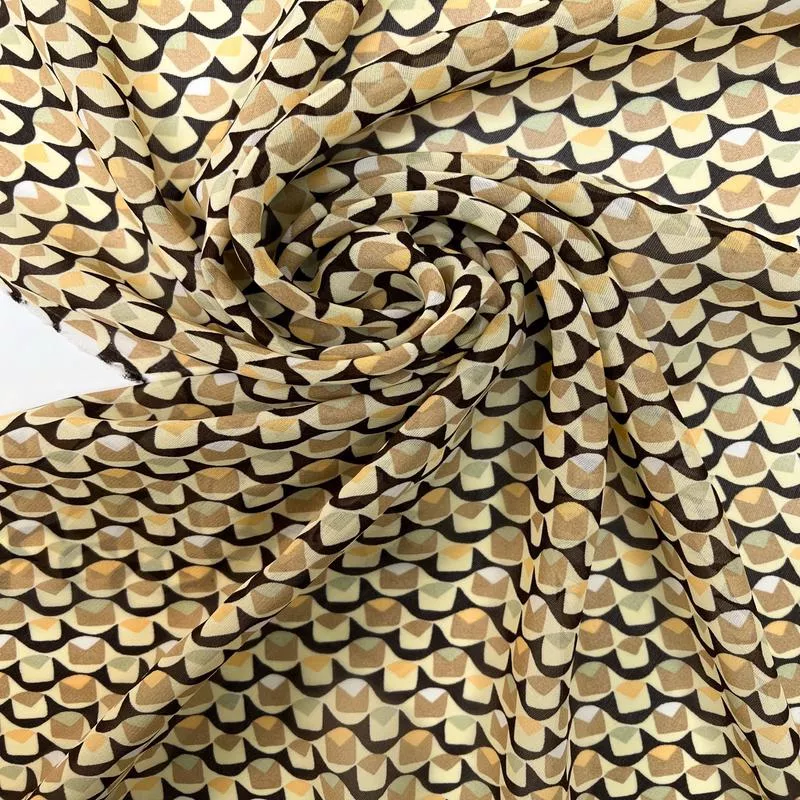 Printed Geometric Cotton Fabric