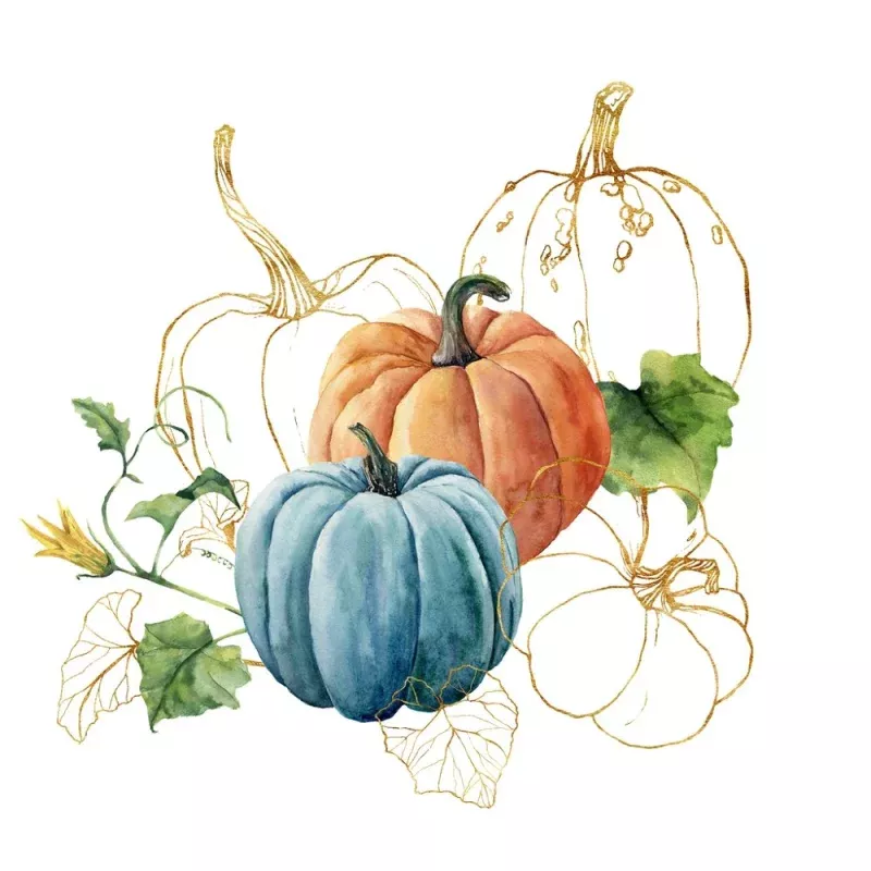 Pumpkin Patch Fabric Panel – Multi
