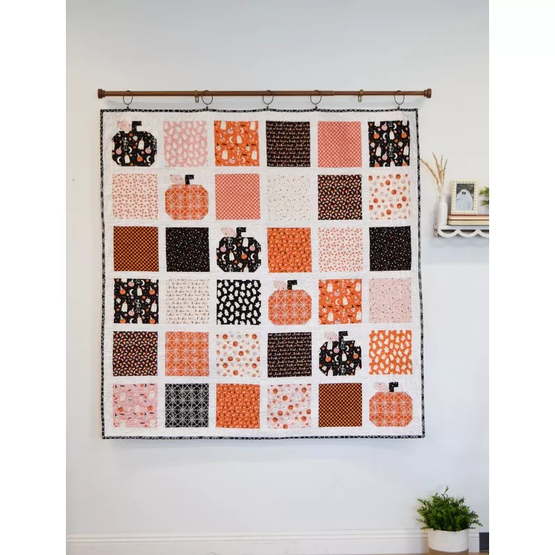 Pumpkin Patch Quilt Fabric Kit