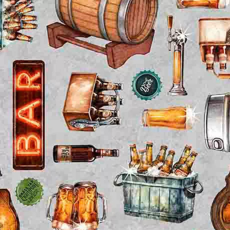 QT Fabrics – Brewmaster – Everything Beer – 1/2 YARD CUT