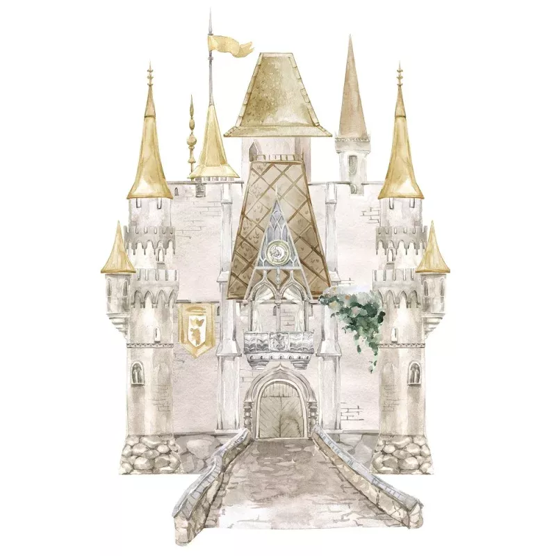 The Queen’s Castle Fabric Panel – Variation 3