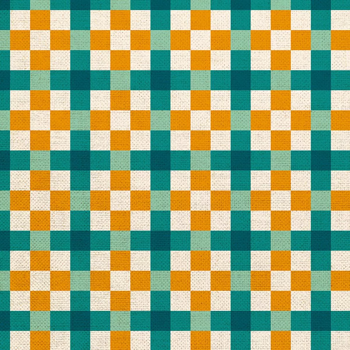 Quilted – Teal – Canvas