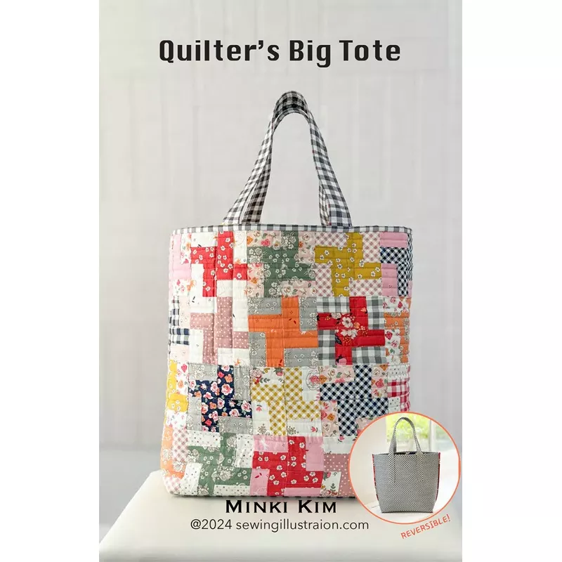 Quilter’s Big Tote Pattern by Minki Kim
