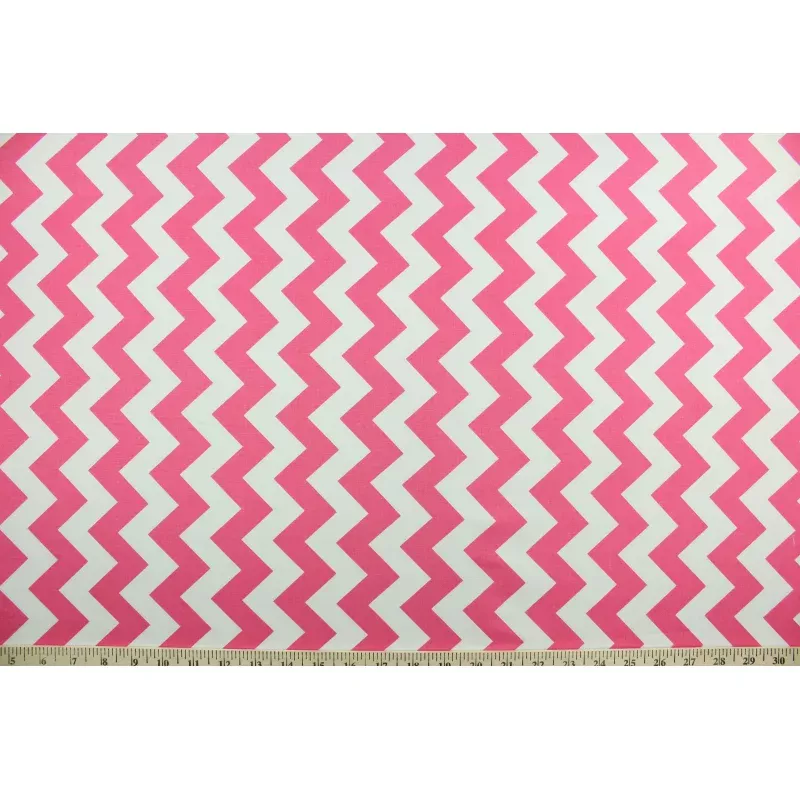 Quilting Chevron in Hot Pink