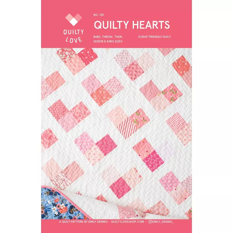 Quilty Hearts Quilt Pattern