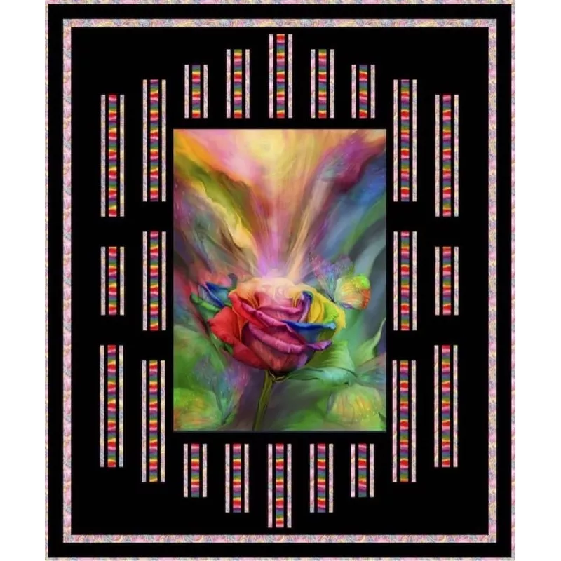 Rainbow Reflection Downloadable Pattern