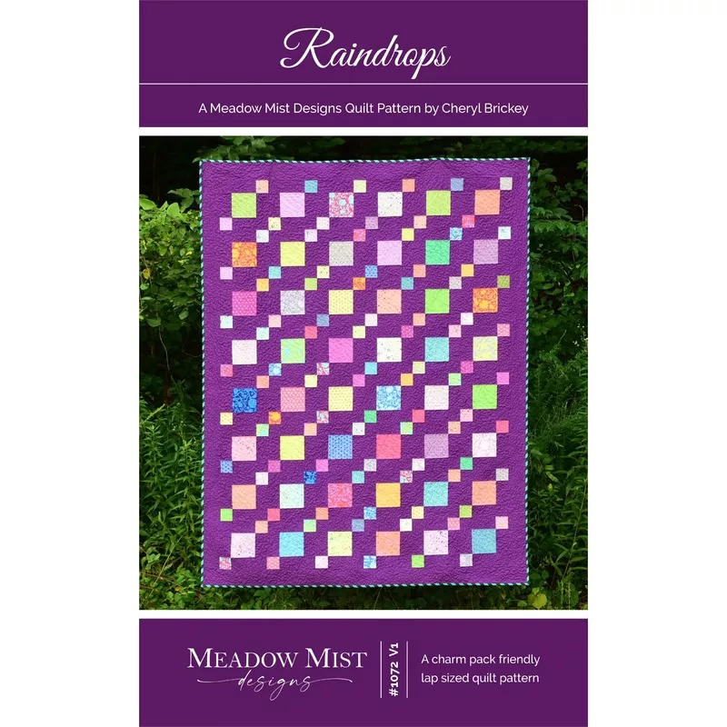 Raindrops Downloadable Pattern