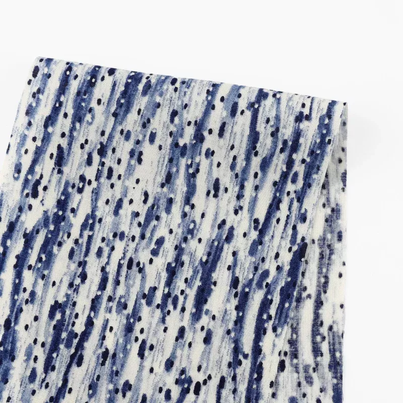 Rainfall Cotton/Rayon – Blue