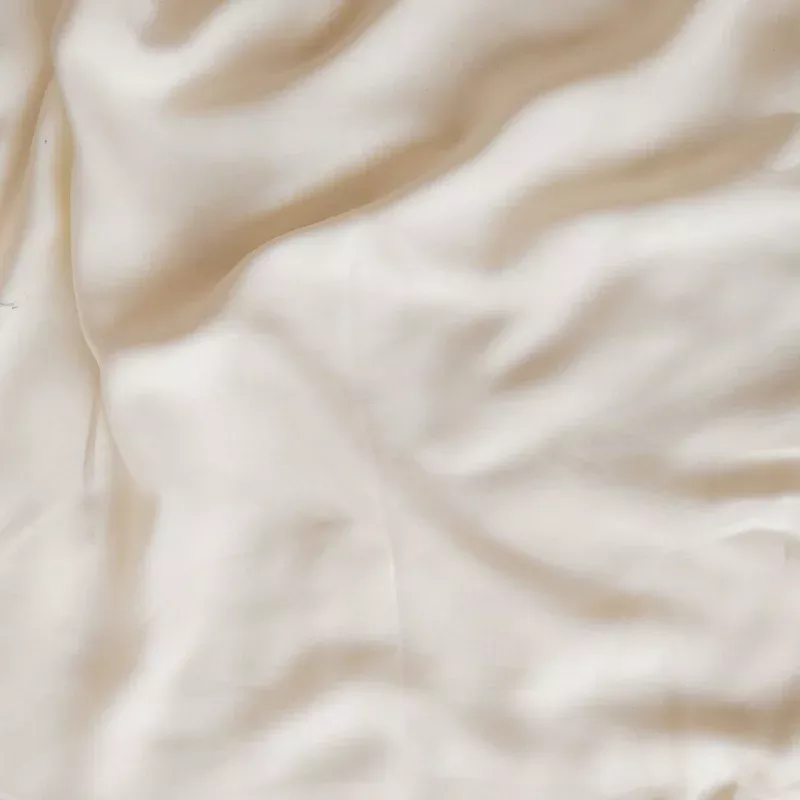 Rayon Plain White Fabric