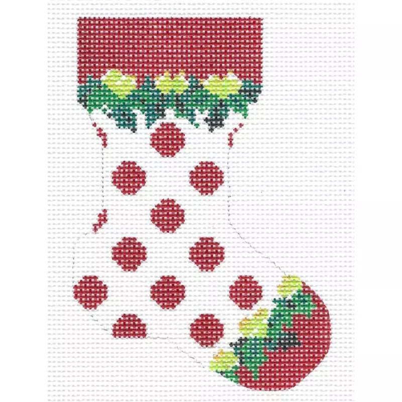 Red & White Polka Dot Sock