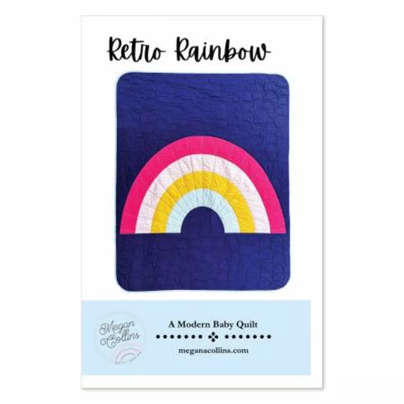 Retro Rainbow Quilt Pattern