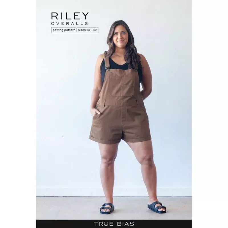 Riley Overalls / Curvy / Printed Pattern