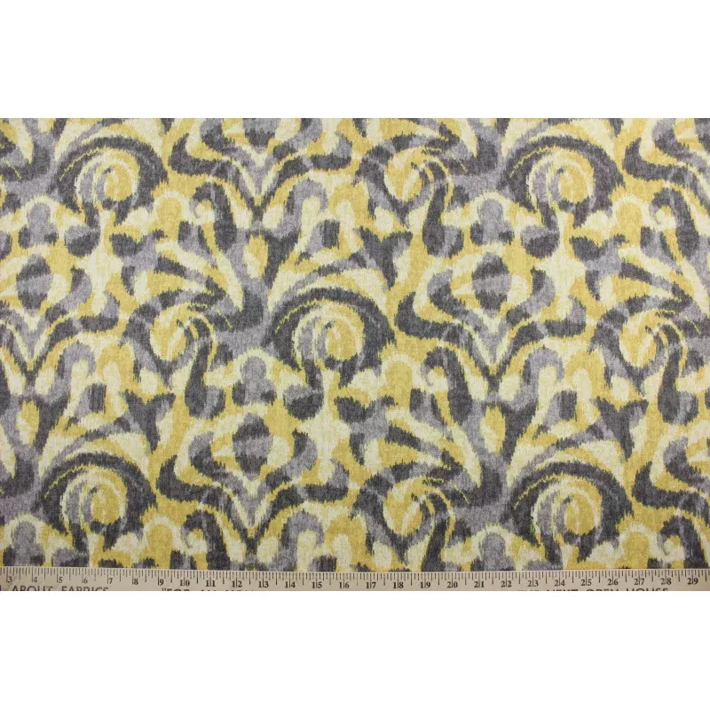 Robert Allen Davi in Yellow|Per Yard&6 X 6 Sample