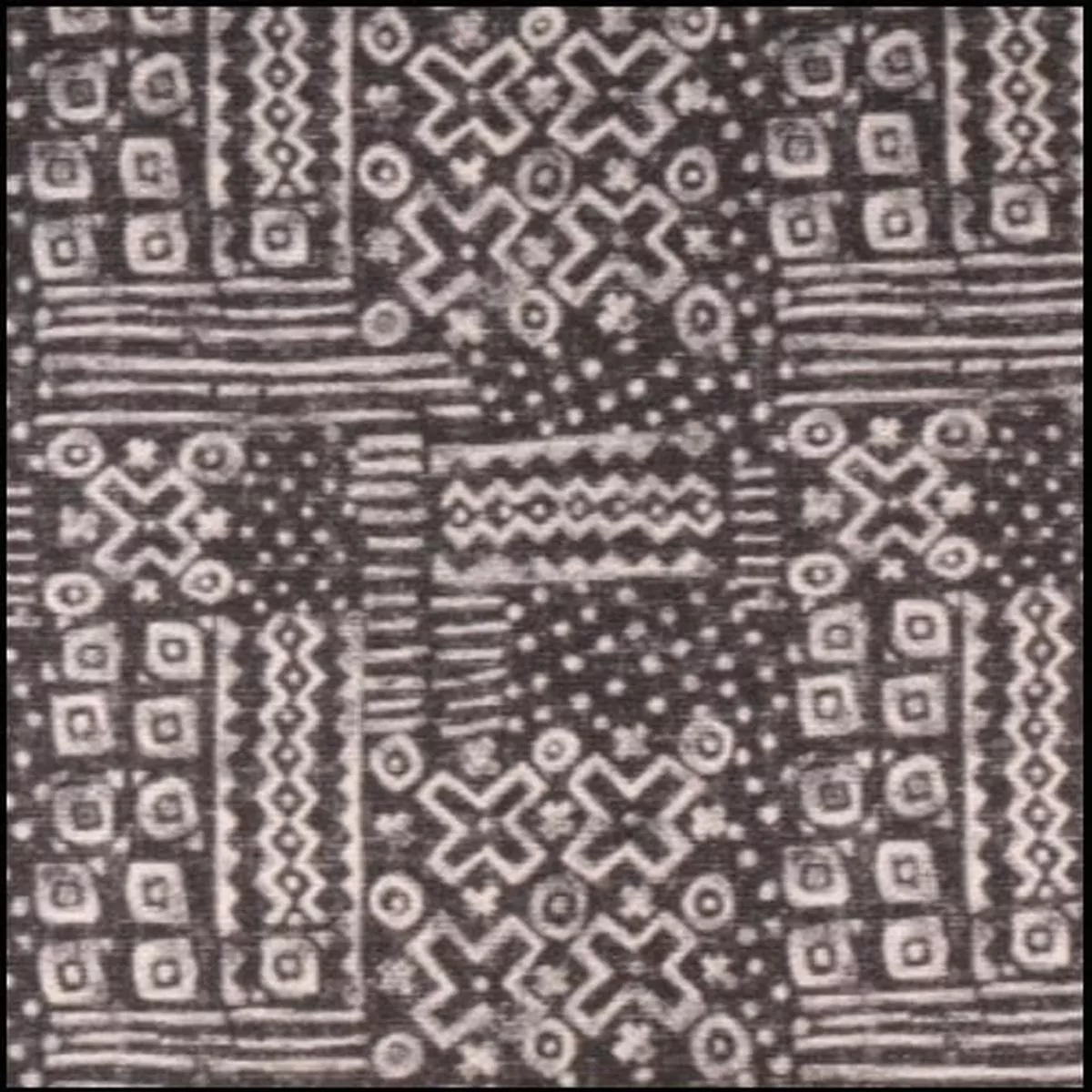 Robert Allen Nomadic Fabric in Soft Black