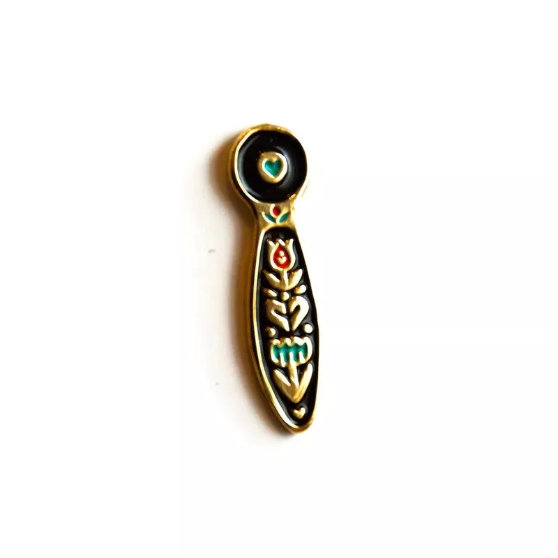 Rotary Cutter Enamel Pin | Maker Valley