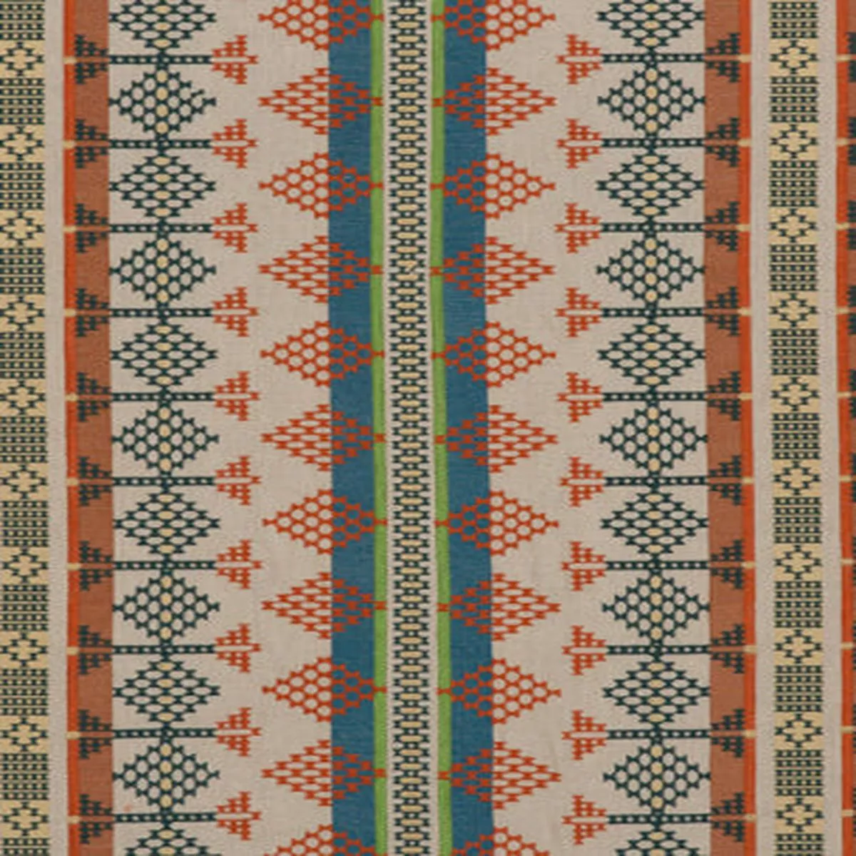 Saddle Blanket Teal Fabric