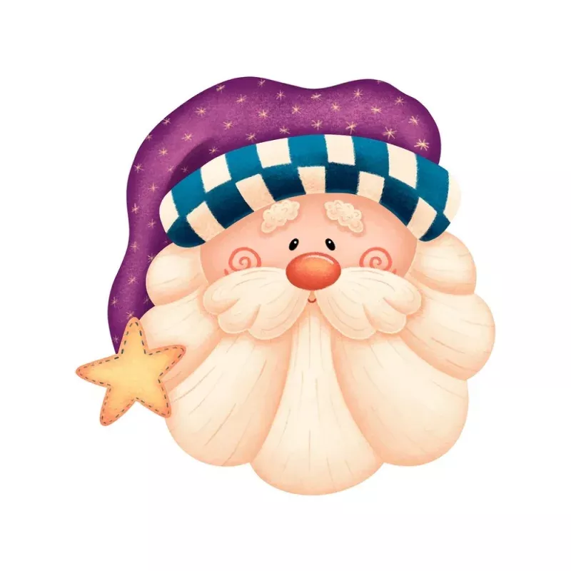 Santa Claus Fabric Panel – Multi