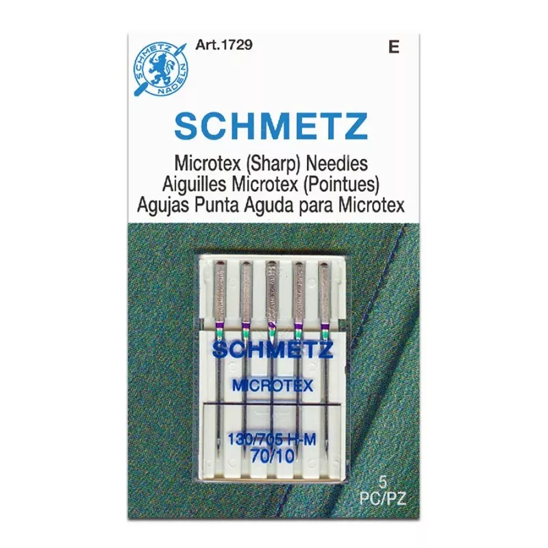 Schmetz Microtex Needles 5pk