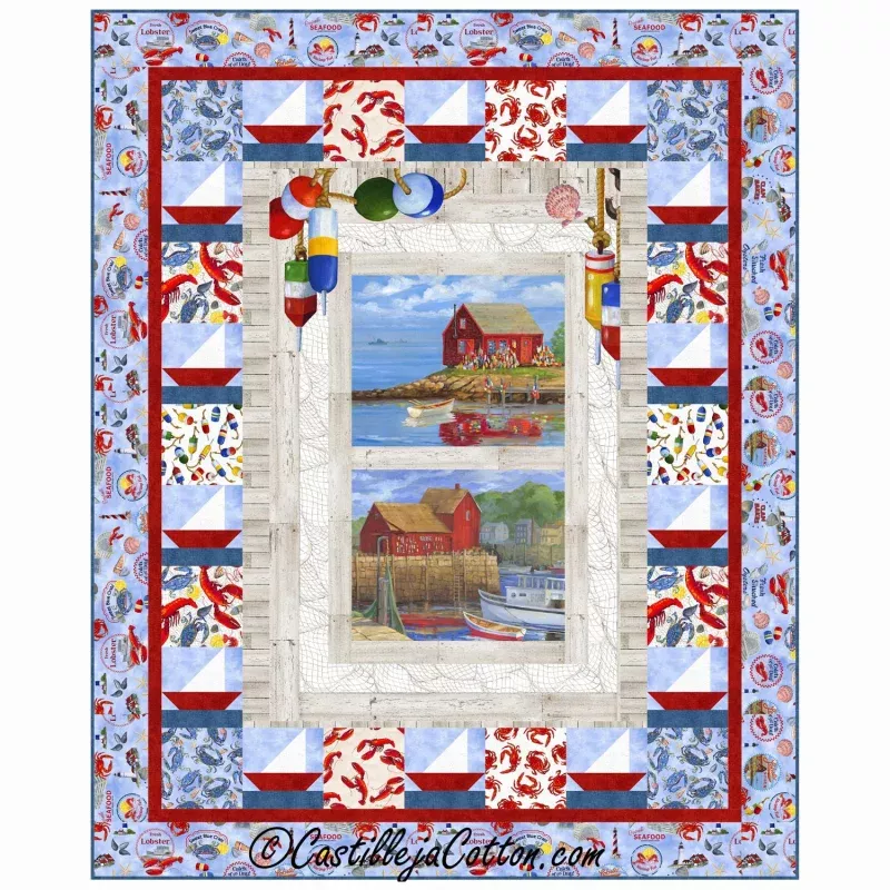 Seafood Catch Downloadable Pattern