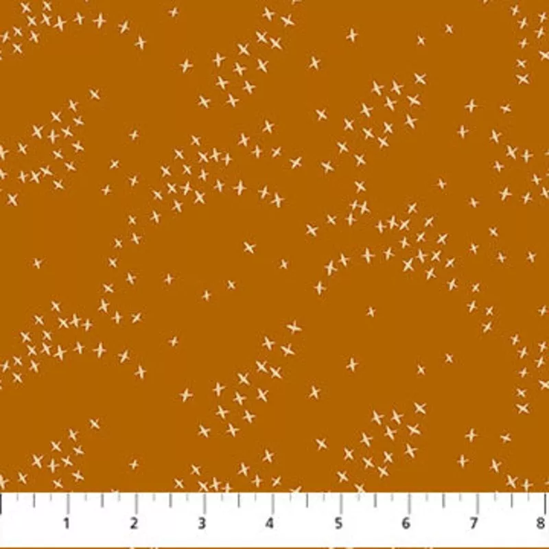 Seasons Basics 92018-55 Birds Caramel