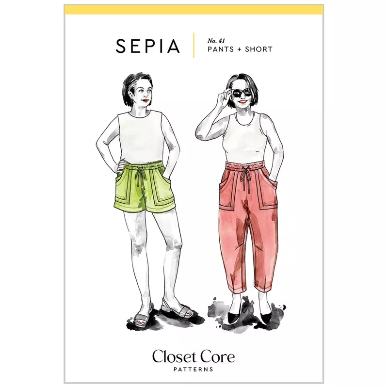 The Sepia Pants & Shorts Pattern by Closet Core Patterns – Special Order
