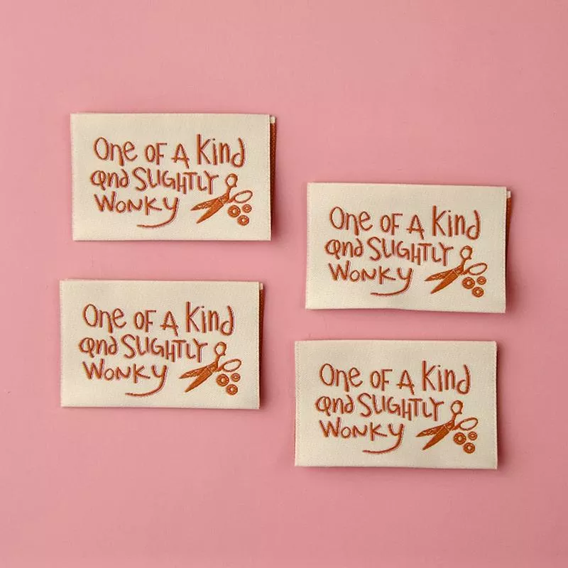 Sew in Labels - Slightly Wonky - 4 pcs - Kati Cupcake