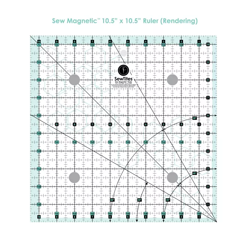 Sew Magnetic 10.5 x 10.5 Ruler