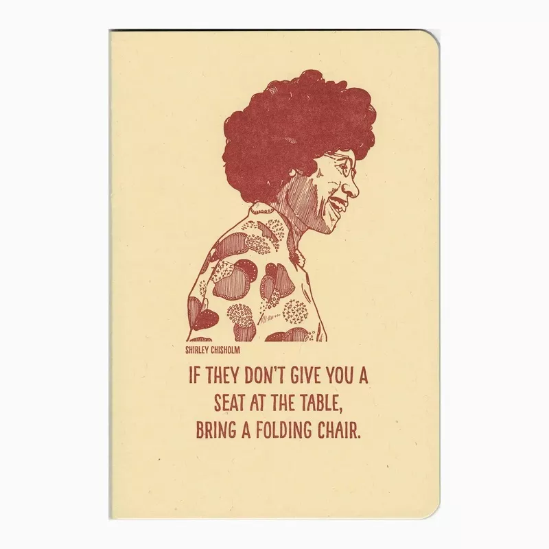 Shirley Chisholm Letterpress Journal