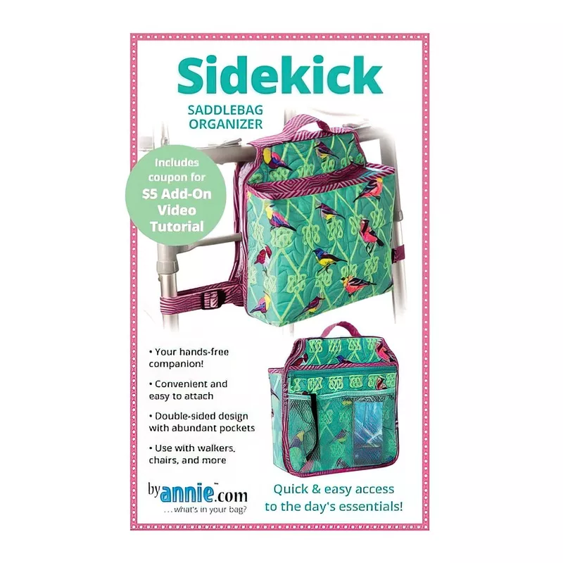 Sidekick Saddlebag Organizer Pattern by Annie