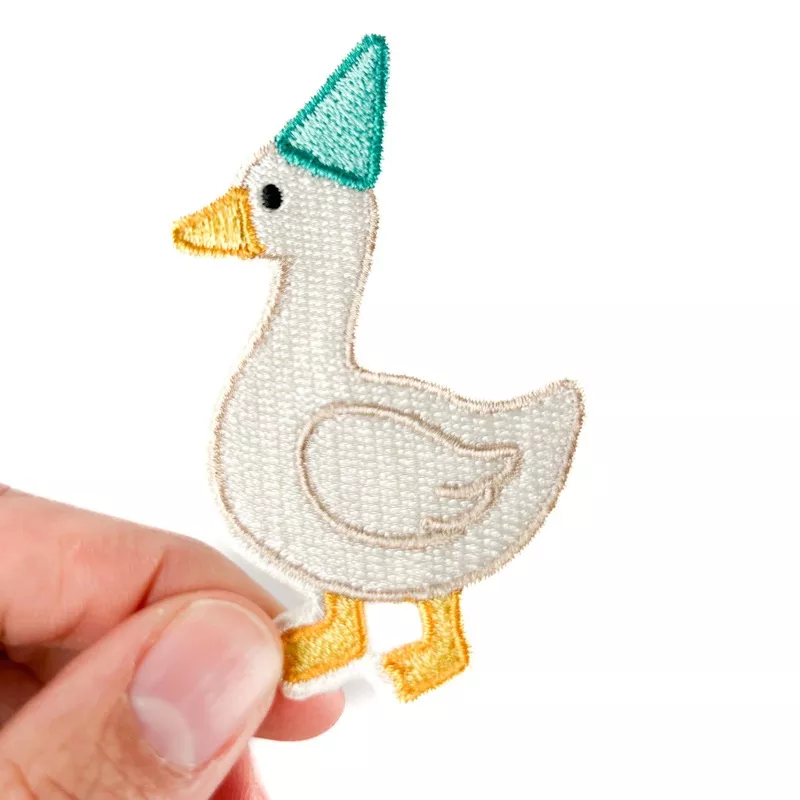 Silly Goose Iron-On Patch
